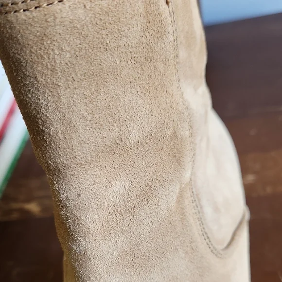 Rag & Bone Suede Low Ankle Boot with Side Zip - Picture 11 of 16